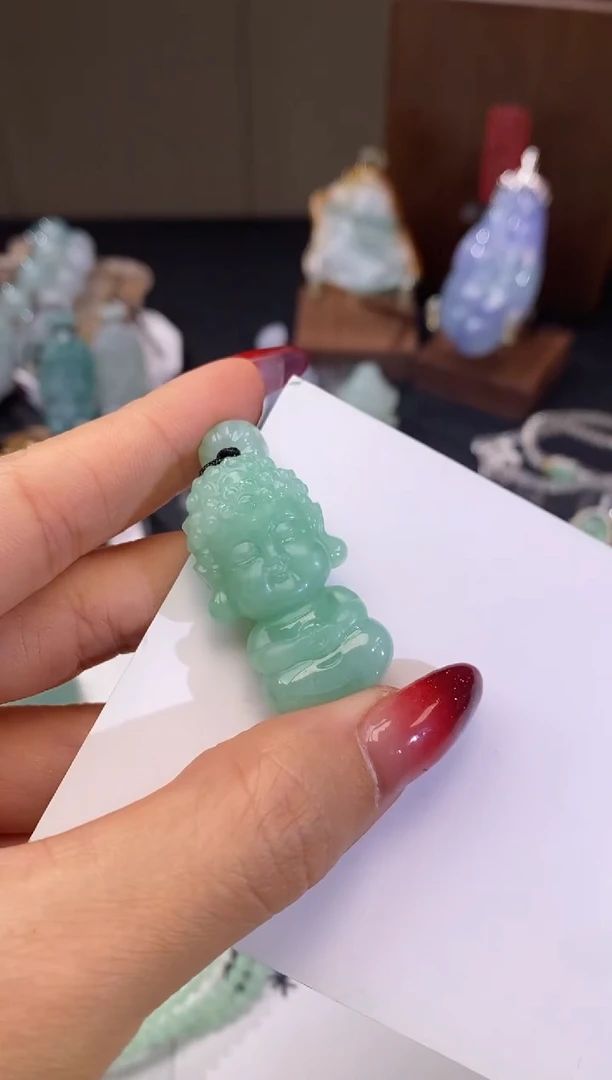 【闪购商品】翡翠吊坠(不含链)未镶嵌宝宝佛