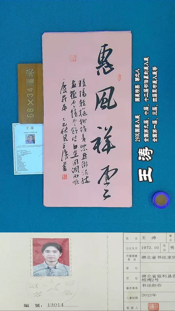 书法32R王涛书法作品