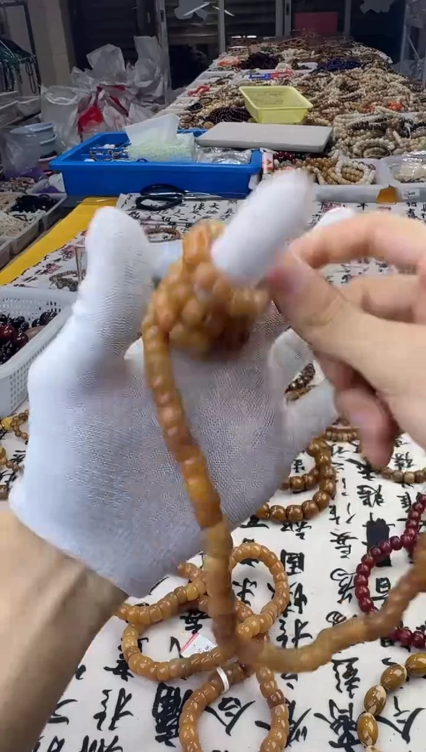 菩提根/象牙果手串菩提根黄大肠长串