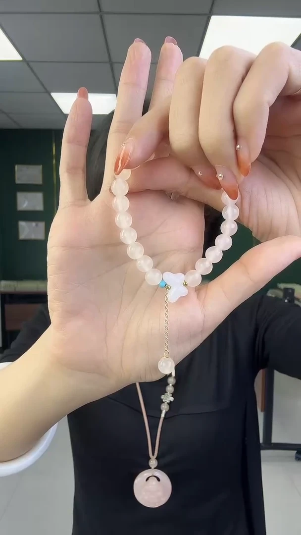 藕粉diy手串卡8mm