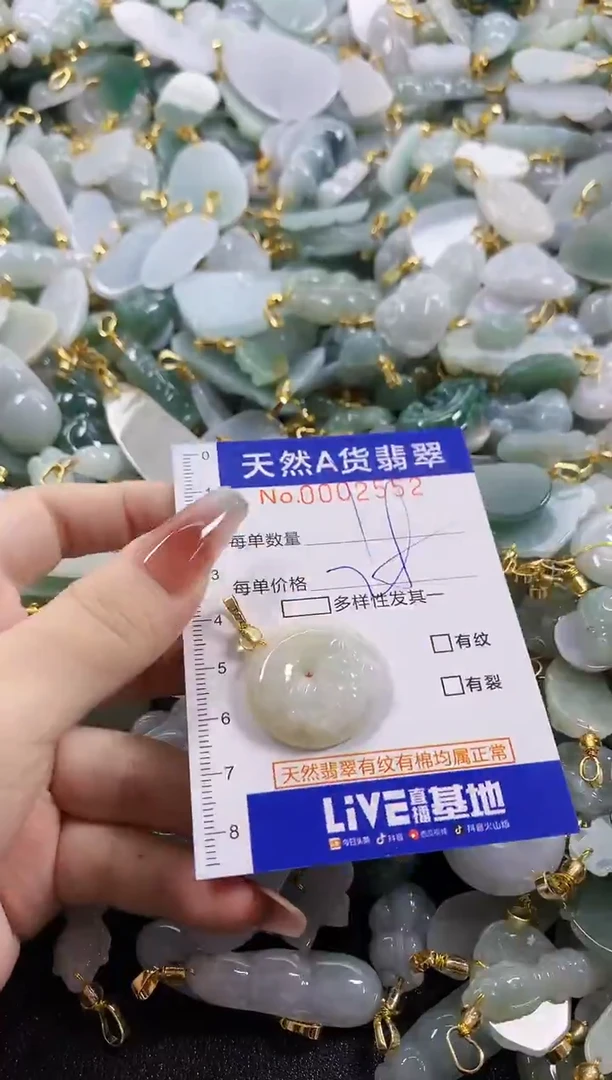 颈饰未镶嵌翡翠天然A货翡翠