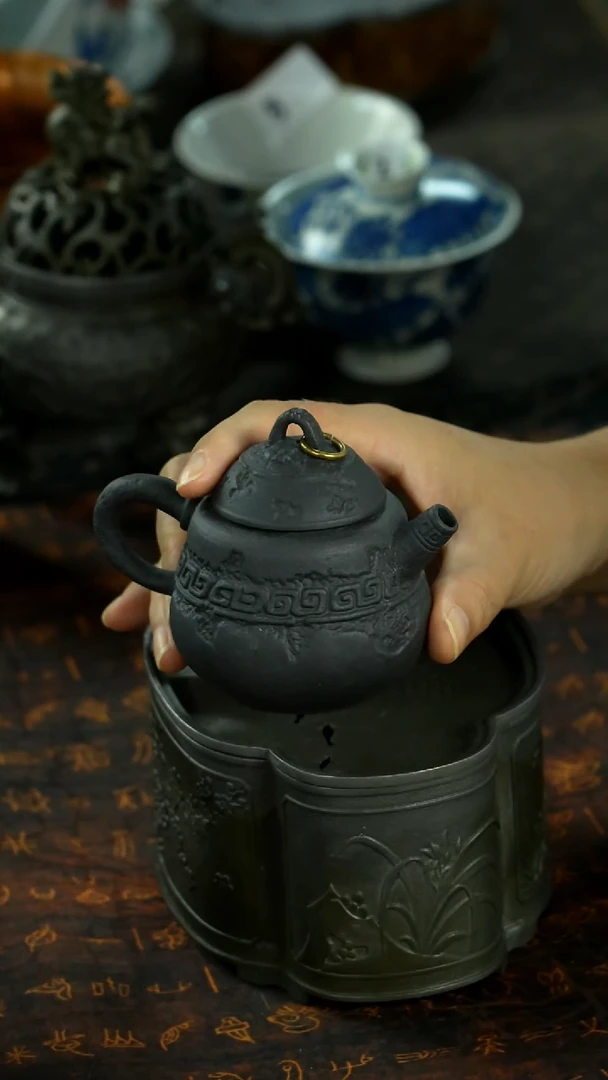 千款景德镇手绘茶具直接炸