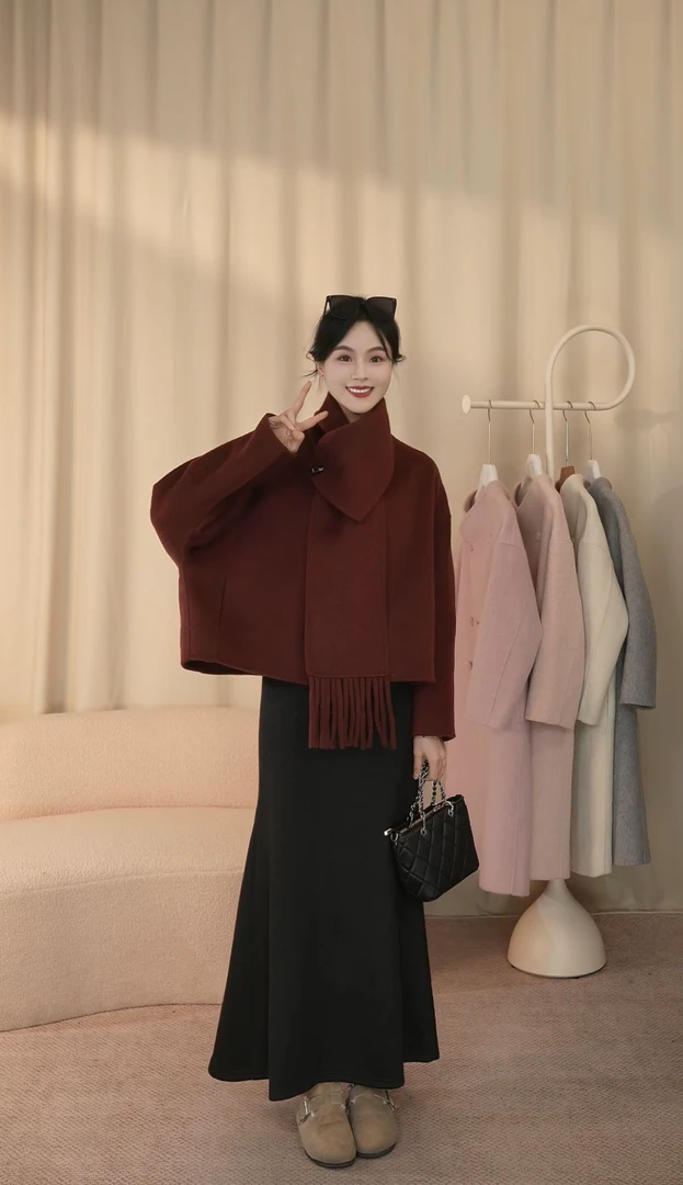 【包好看！！！】新款时尚毛呢外套2501