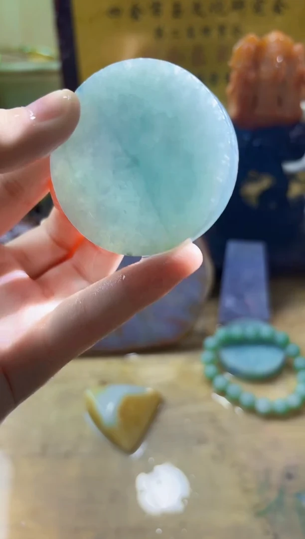 未镶嵌挂件翡翠A货小璀3421