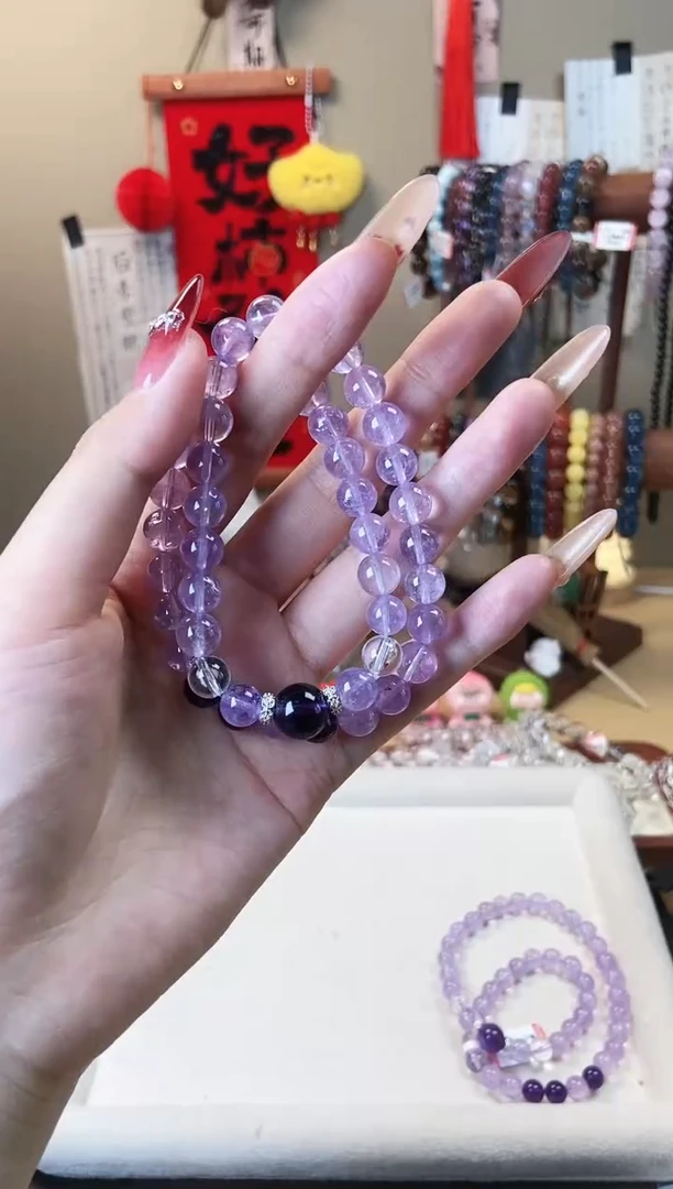 【闪购商品】水晶手链未镶嵌藕合双圈