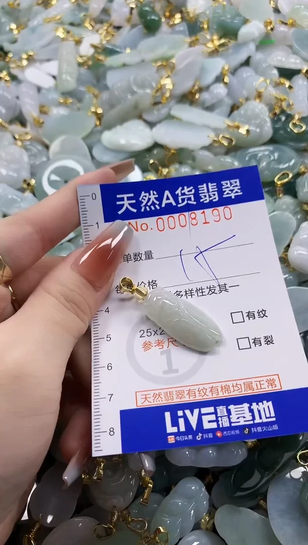 颈饰未镶嵌翡翠日**日天然A货翡翠
