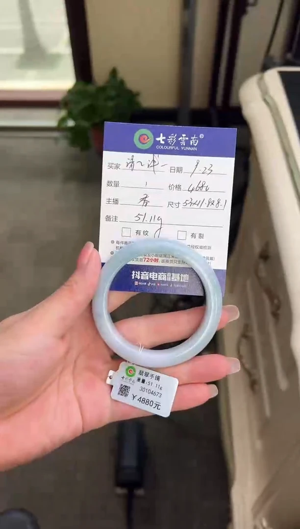 未镶嵌手镯翡翠清****.蓝色