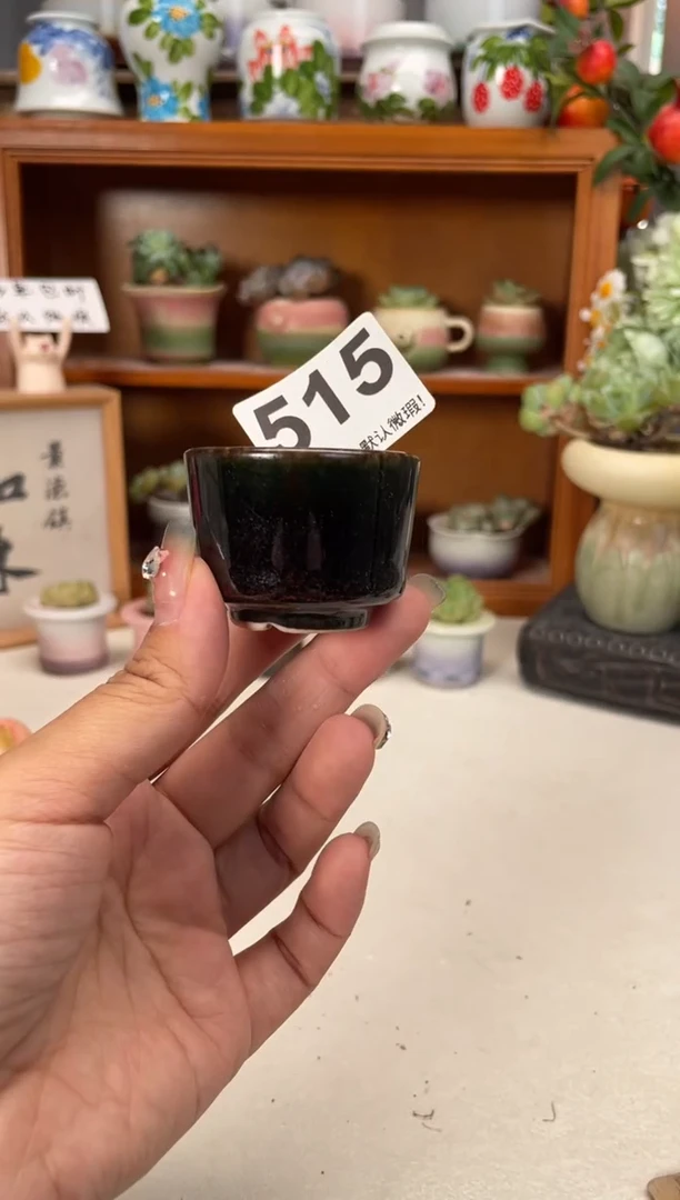 瓷片515知木小芳花盆