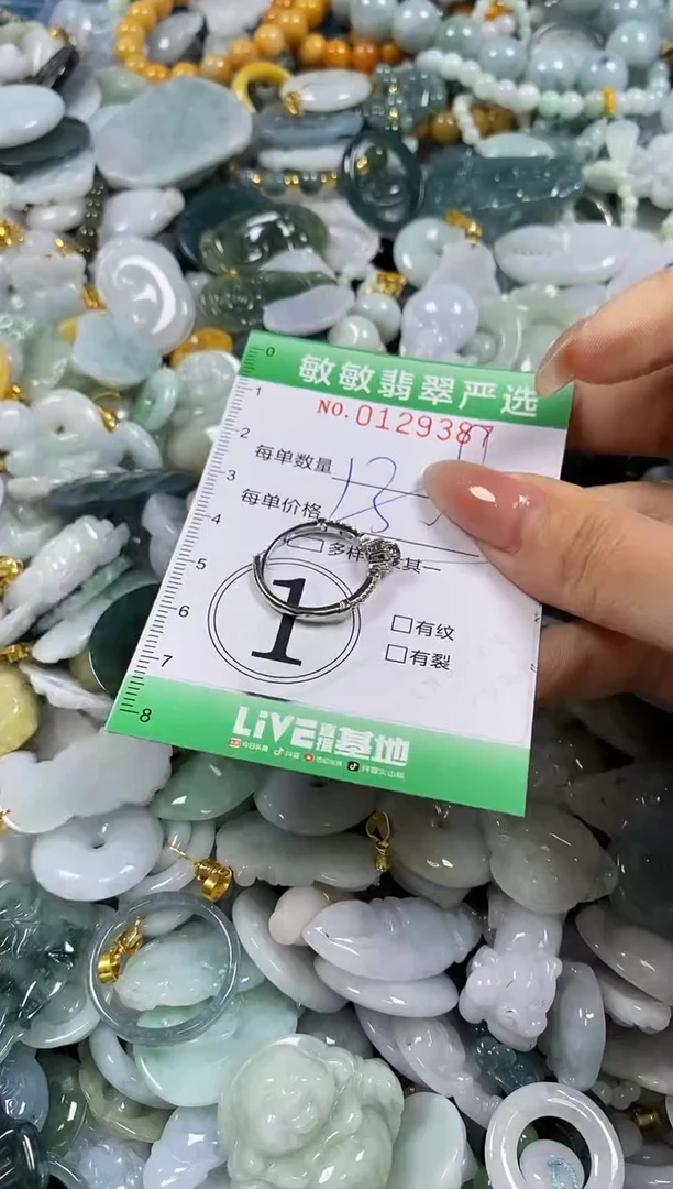 【闪购商品】翡翠颈饰未镶嵌闪购0129387多样性发其一