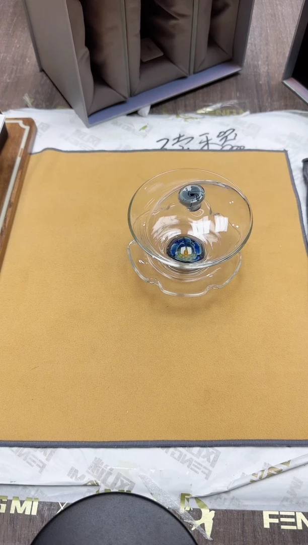 【闪购商品】其他风谜花语瑾卉盖碗+茶巾