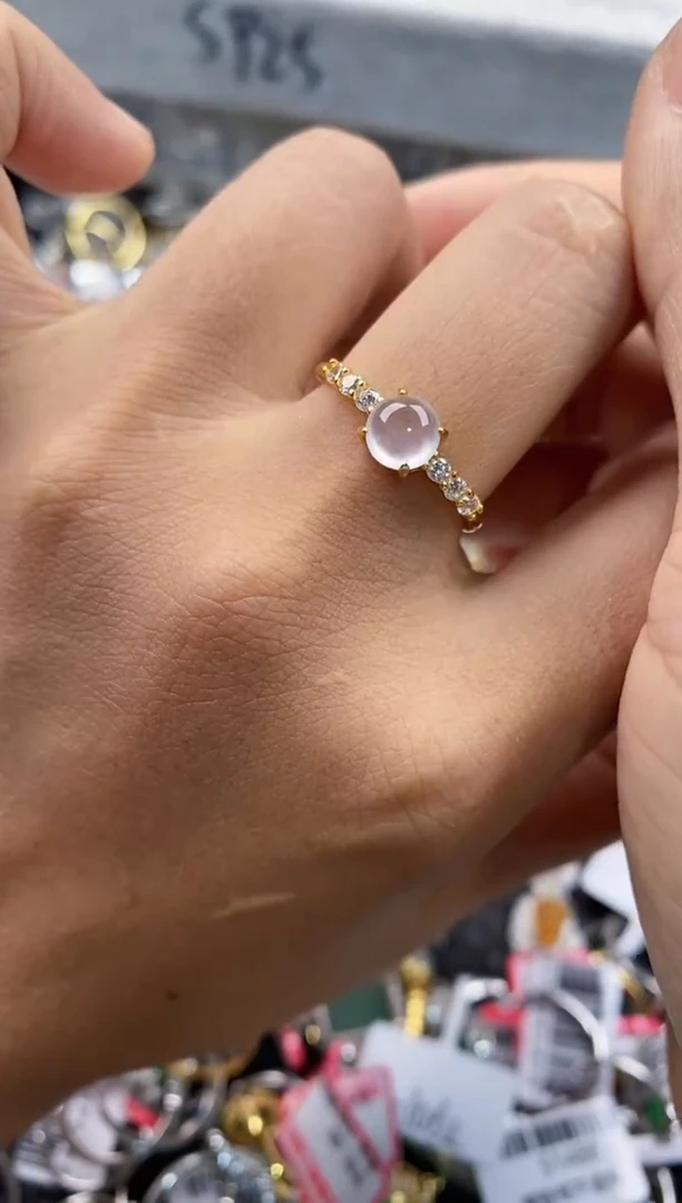 银S925镶嵌戒指翡翠222    6