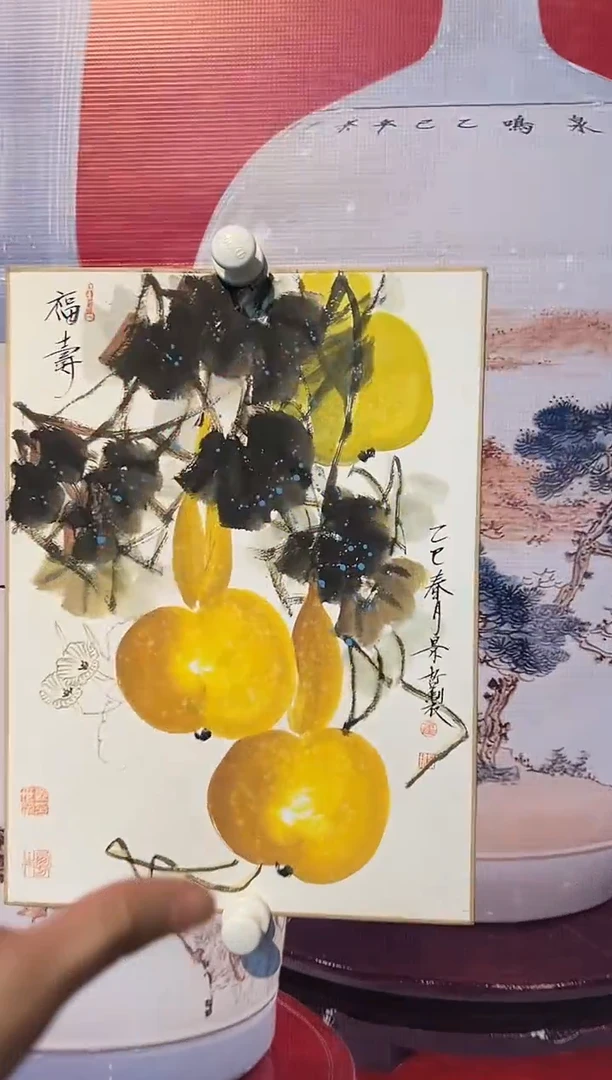 绢本国画CJZ-1.3平尺-国画