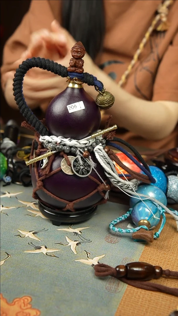 206号600ml左右非遗大漆酒葫芦