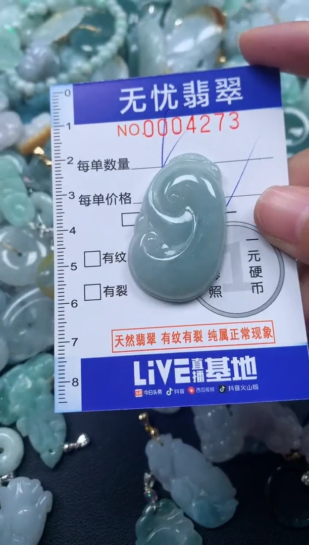 颈饰未镶嵌翡翠4273