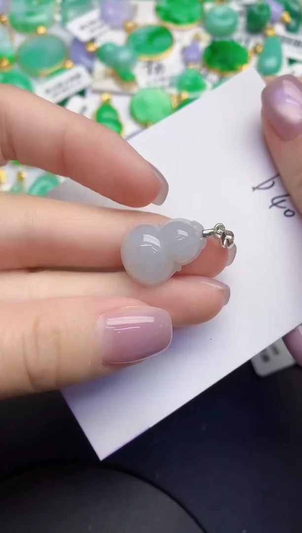 颈饰未镶嵌翡翠缅甸天然翡翠A货