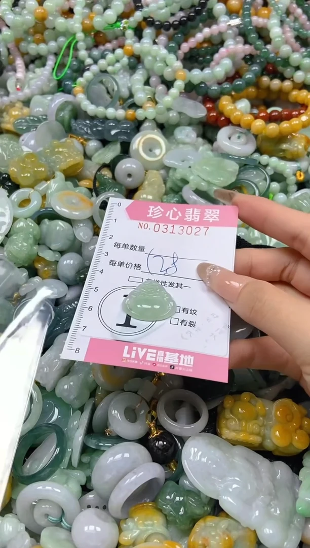 翡翠未镶嵌颈饰闪购0313027