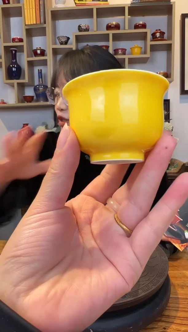 【闪购商品】摆件摆件颜色釉杯杯///////////