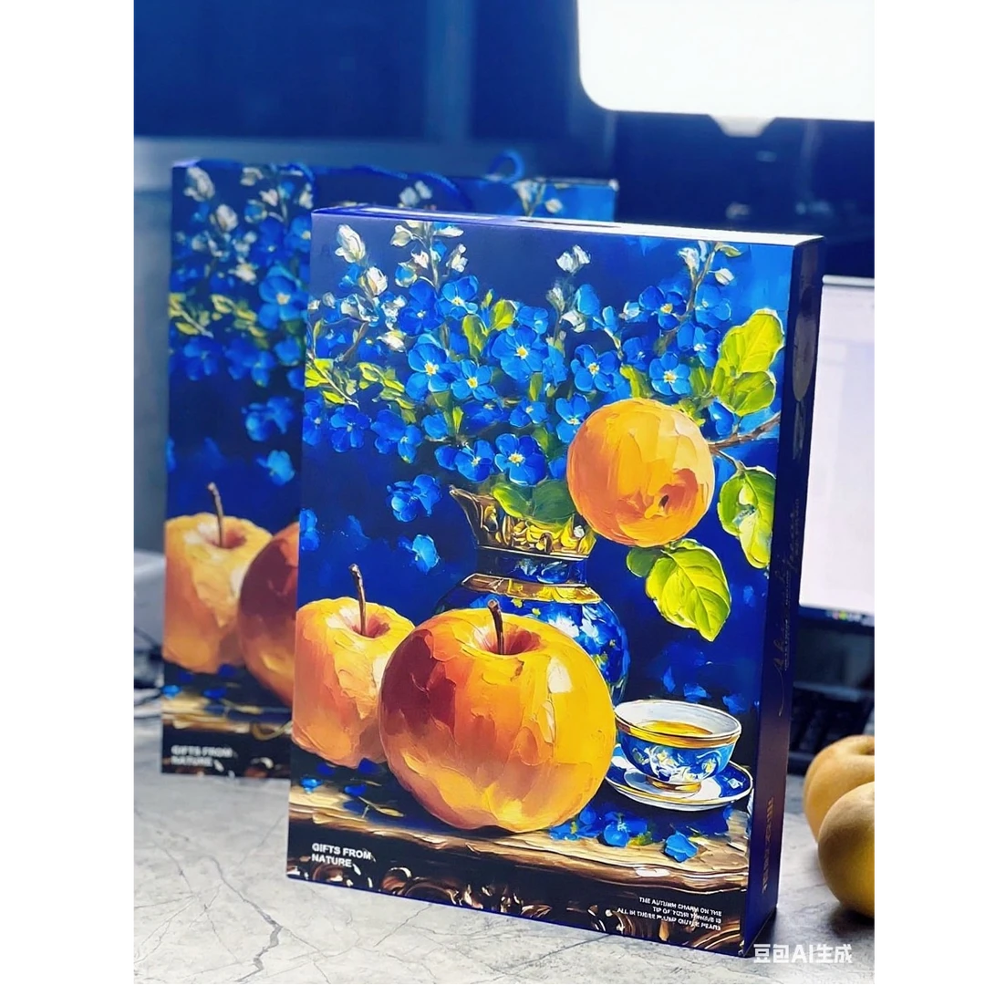 【精品果礼盒包装送人倍有面】正宗烟台莱阳秋月梨脆甜多汁顺丰包邮