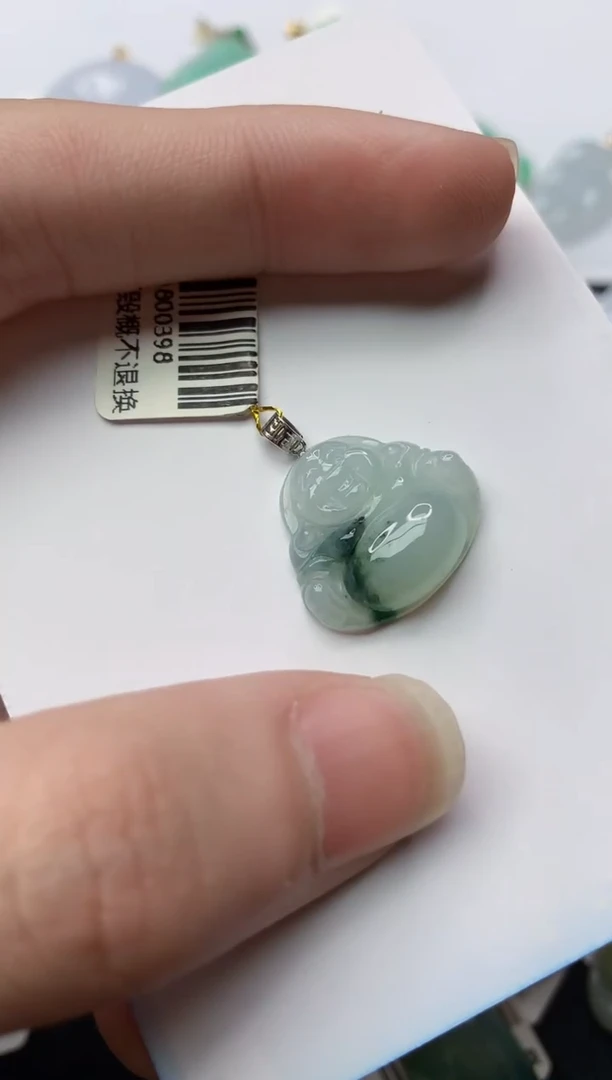 【闪购商品】翡翠颈饰18K金镶嵌1..........