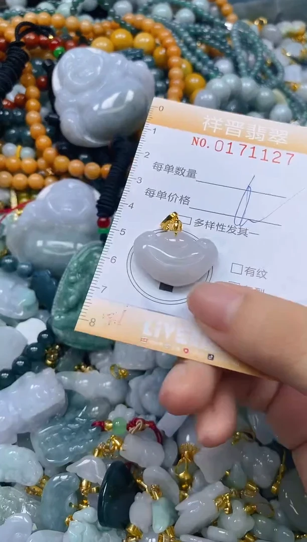 翡翠未镶嵌颈饰闪购0171127多样性发其一