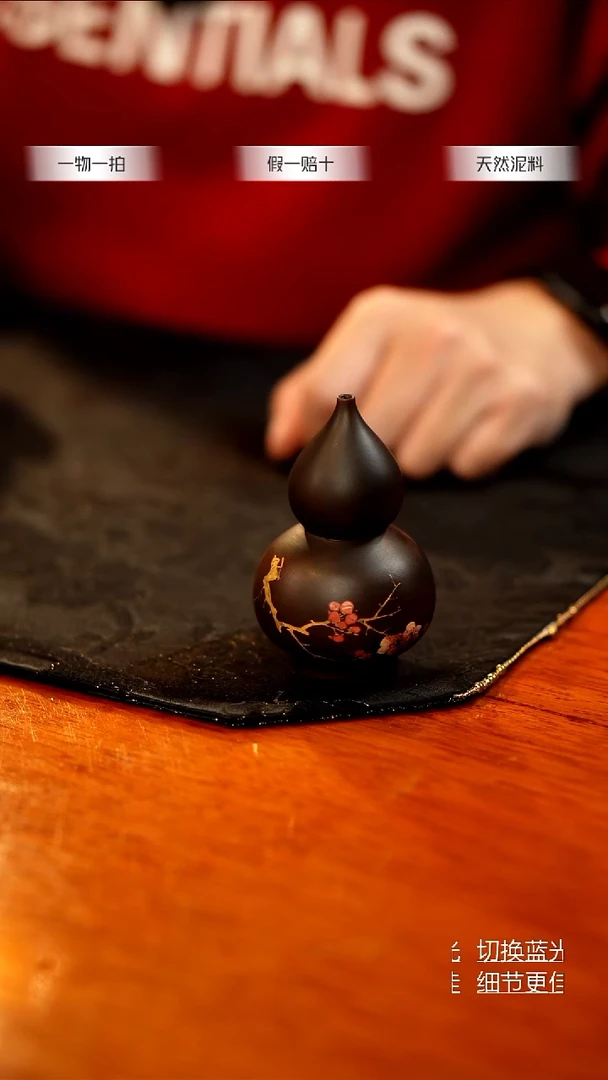 【陶点茶YUN】建水紫陶 小花器 11