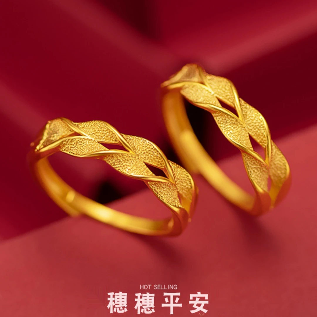 铜合金戒指 麦穗可调节戒指Z-30