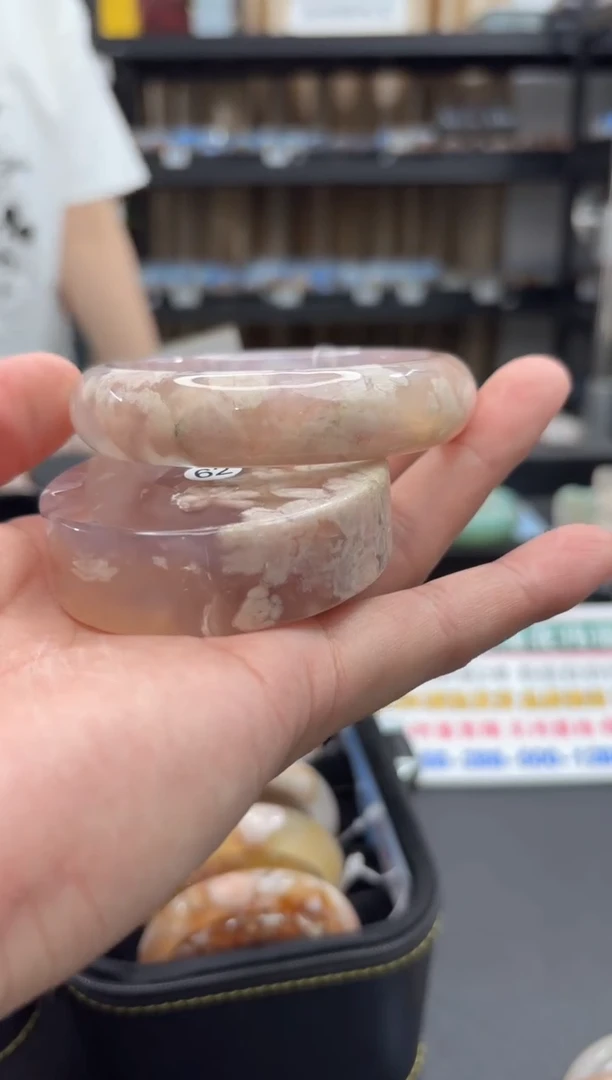 未镶嵌手镯石英质玉595(62圈赠送镯心)