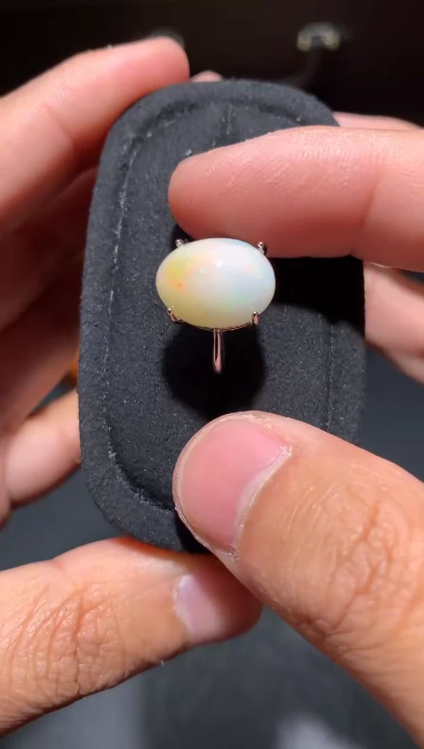 未镶嵌欧泊戒指Y62