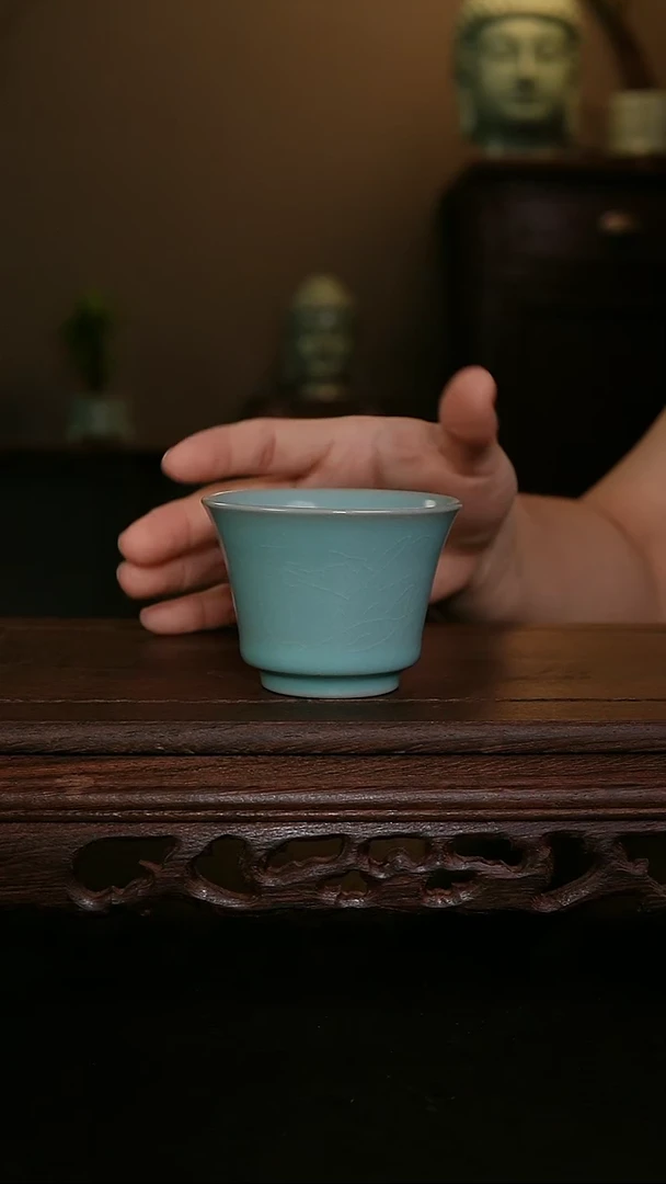 摆件仿古手工马蹄杯