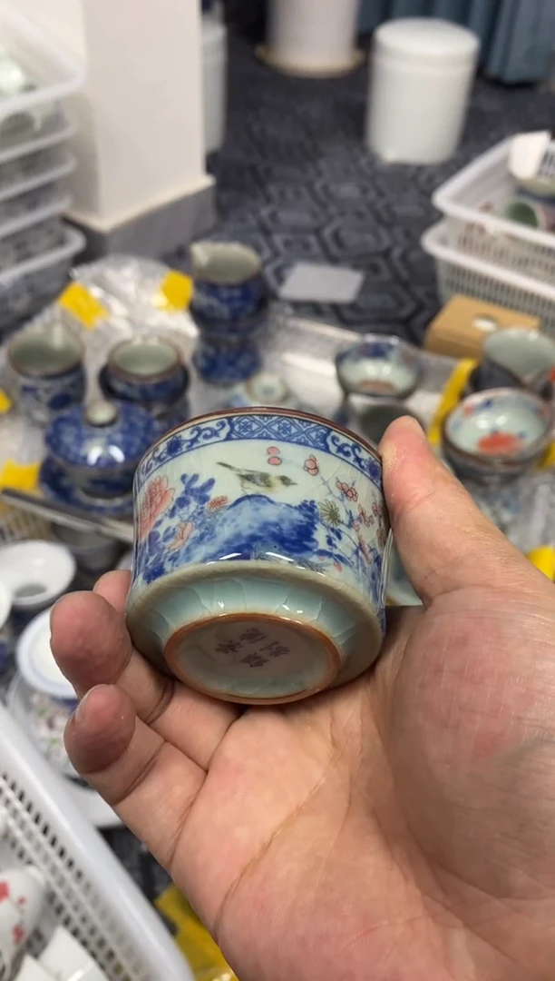 摆件陶景德陶瓷茶具容量约50