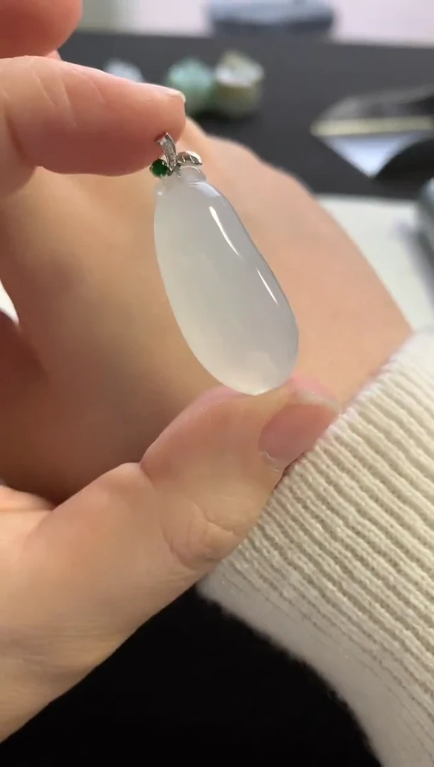 未镶嵌挂件翡翠瓜瓜F1621-238