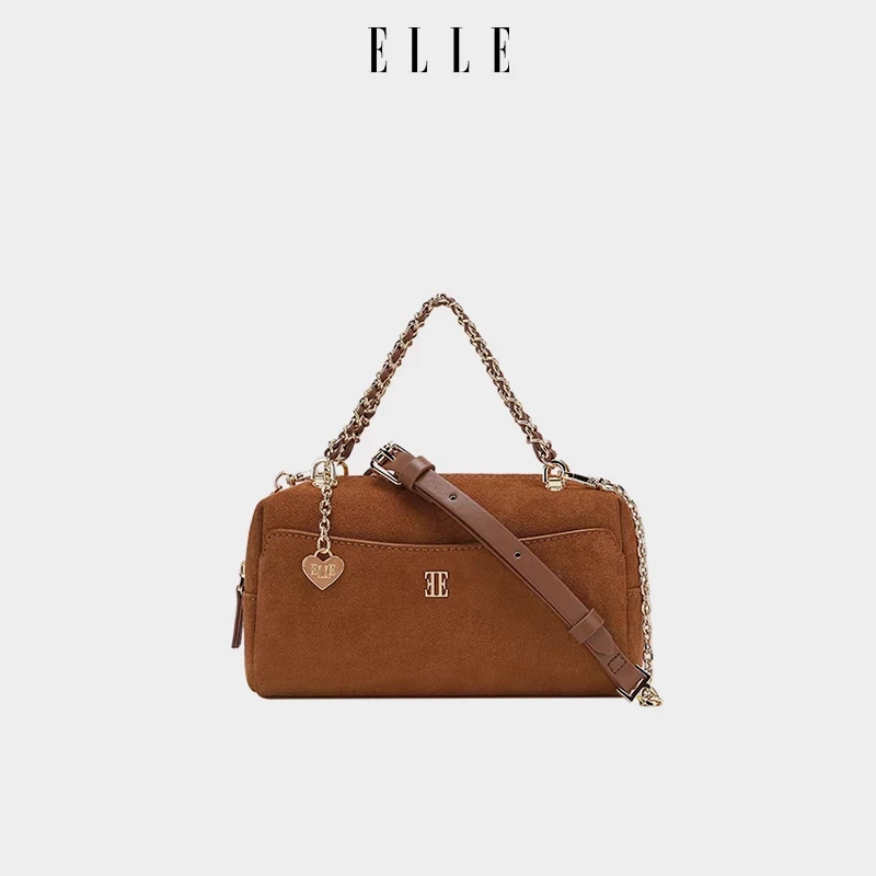 ELLE25新款【商场同款】轻奢女包单肩小众高级感女士斜挎包25660