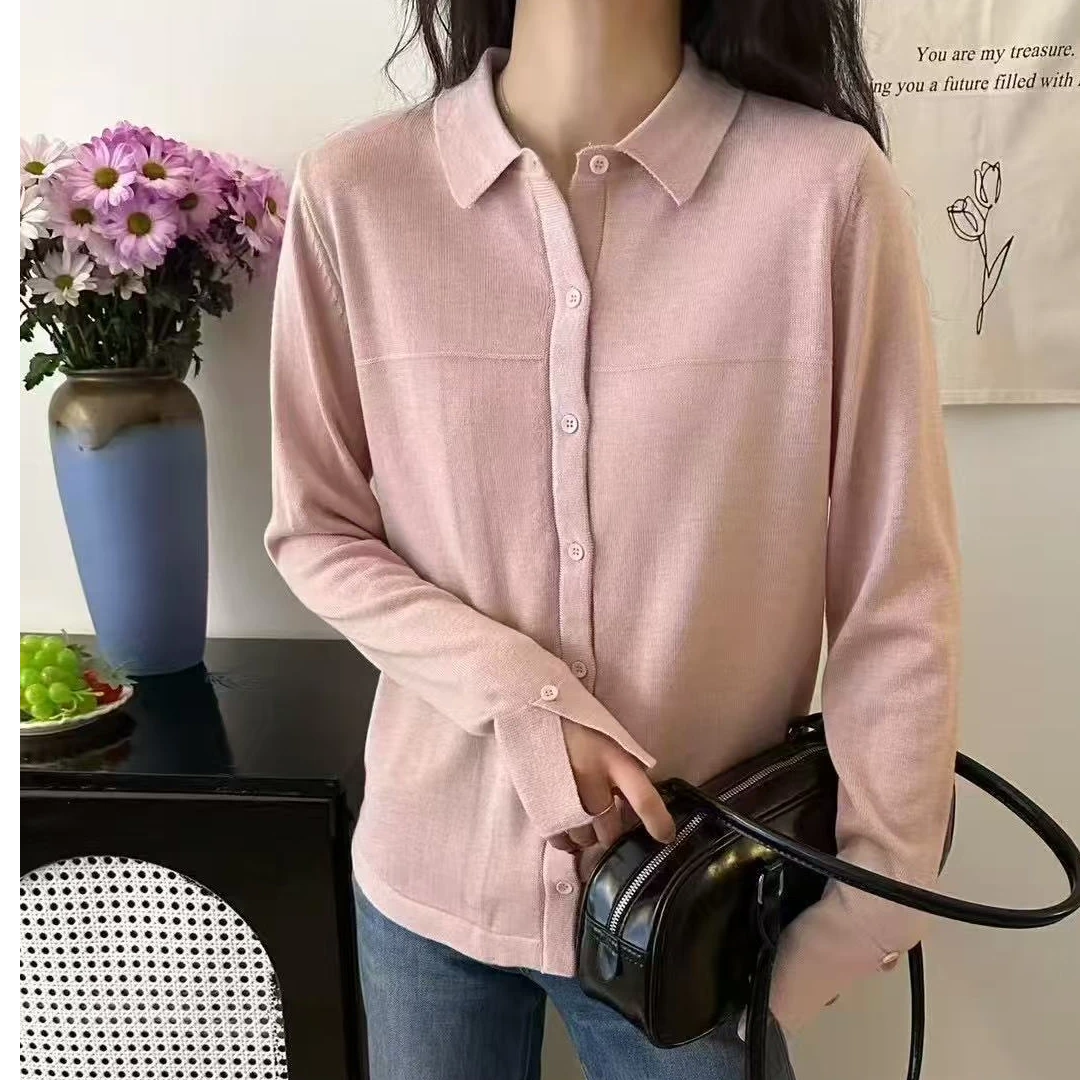 2025年新款女装韩版百搭长袖打底针织开衫27