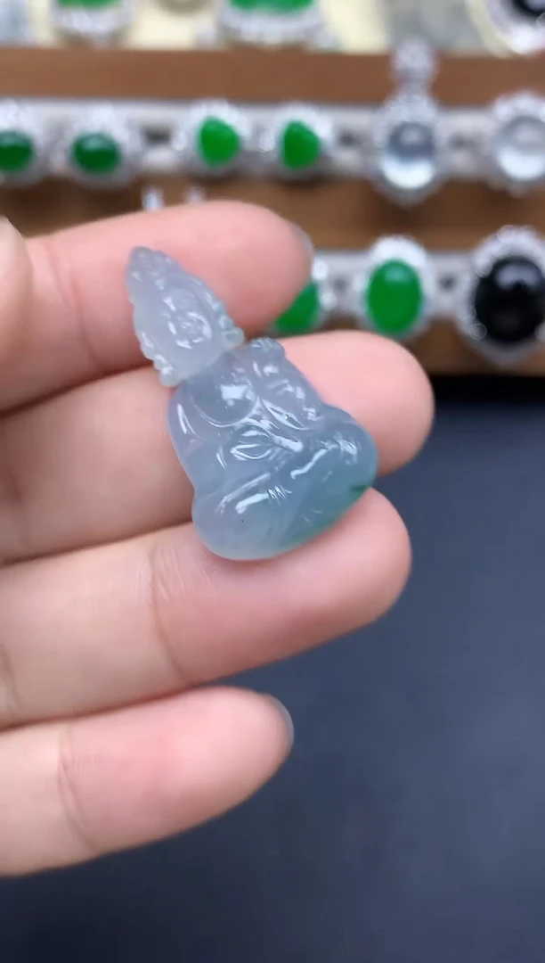 颈饰未镶嵌翡翠378-中国好珍宝