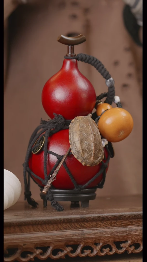 【闪购商品】288号精品天然大漆工艺防渗内胆酒葫芦~