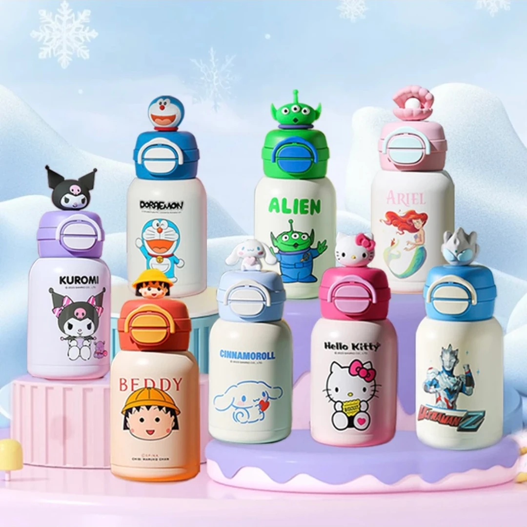 【达人专享】杯具熊联名款开口笑双饮式儿童创意保温杯600ml