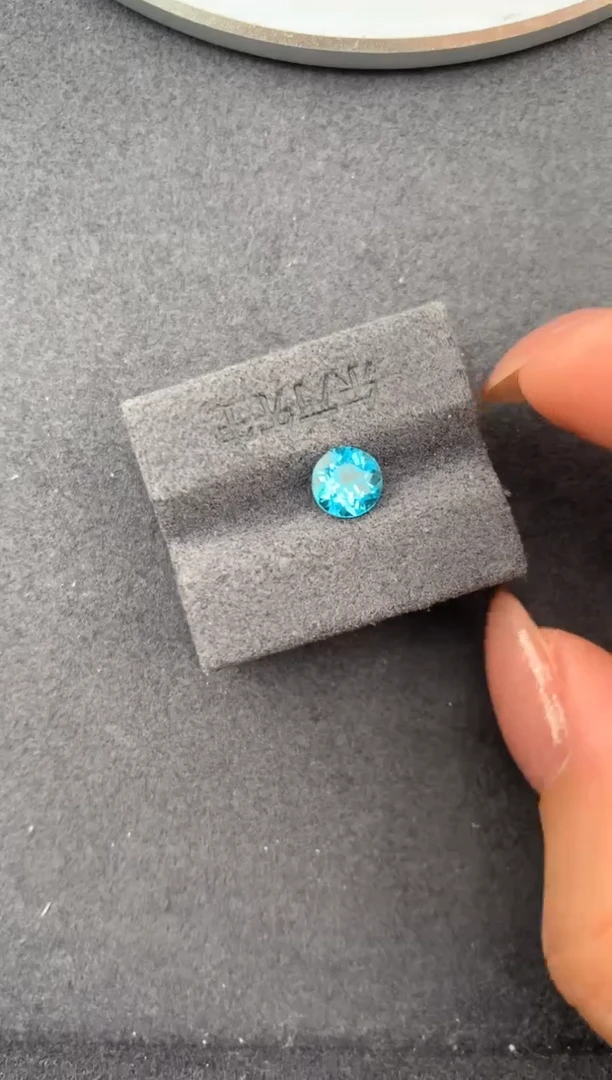 未镶嵌磷灰石裸石0.95ct磷灰石  定制   FG