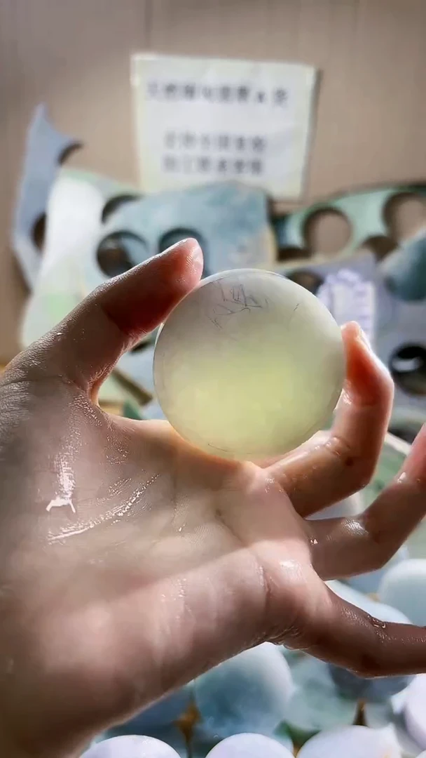 翡翠未镶嵌颈饰翡翠A货 温谭464