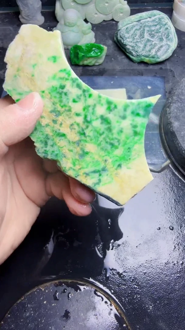 未镶嵌挂件翡翠天然翡翠091