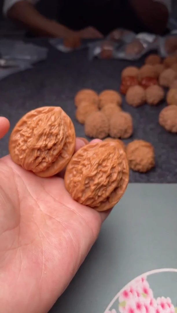 把件文玩核桃a172   大红袍 43尺