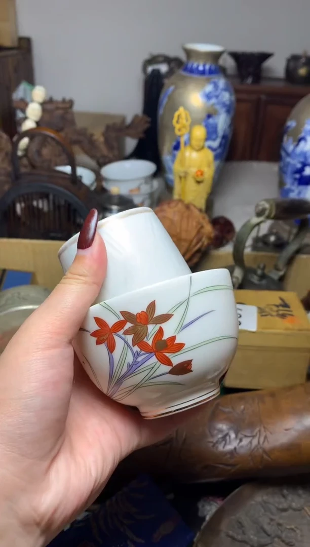紫砂盖碗瓷器默认微瑕瓷器