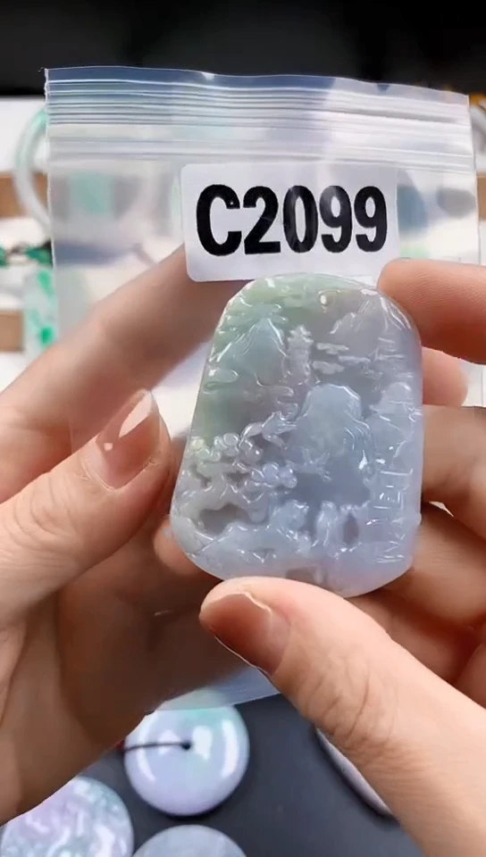 颈饰未镶嵌翡翠天然翡翠吊坠挂件