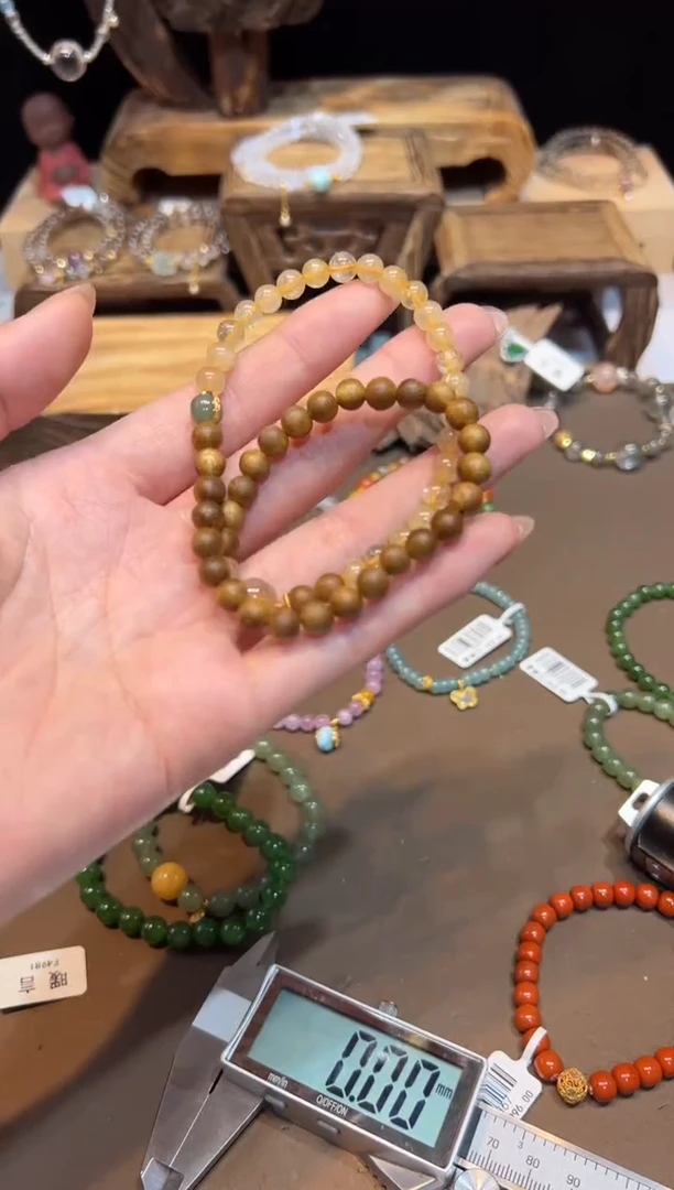 水晶手链未镶嵌手饰@@E6088