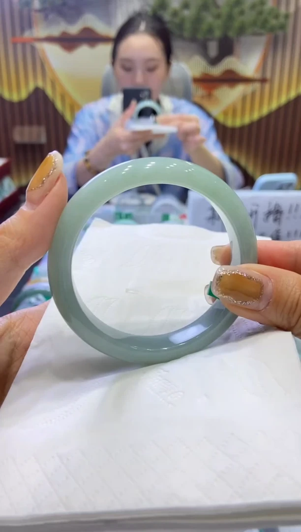 未镶嵌手镯翡翠0007590