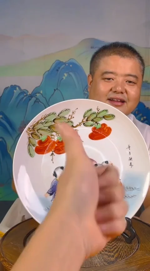摆件景德镇陶瓷青花摆件67