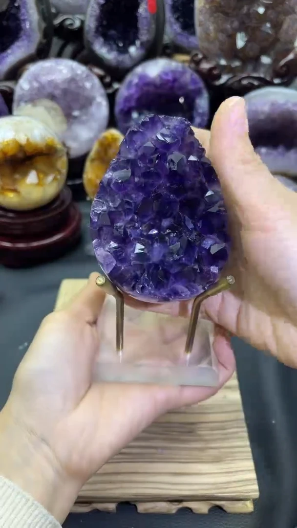 未镶嵌大型摆件（非配饰）紫晶529号龙蛋