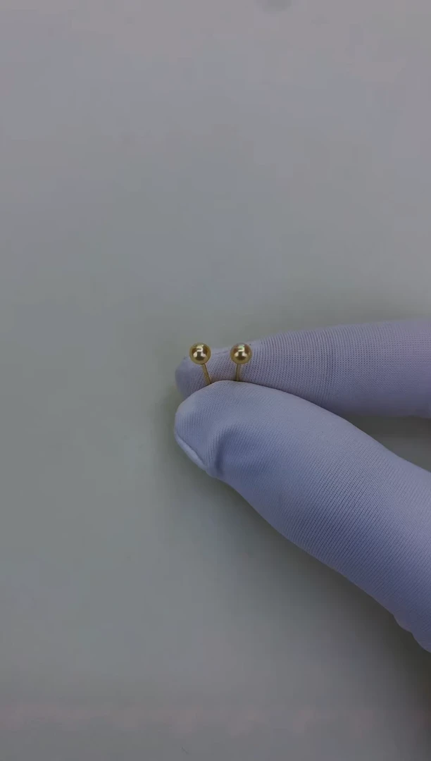 银S925镶嵌DA海水珍珠 GD133 3-4 素钉