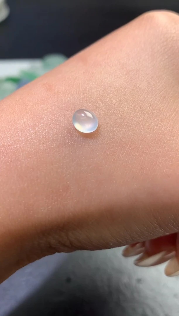 未镶嵌定制翡翠毛货 6.4-5.5-3.3