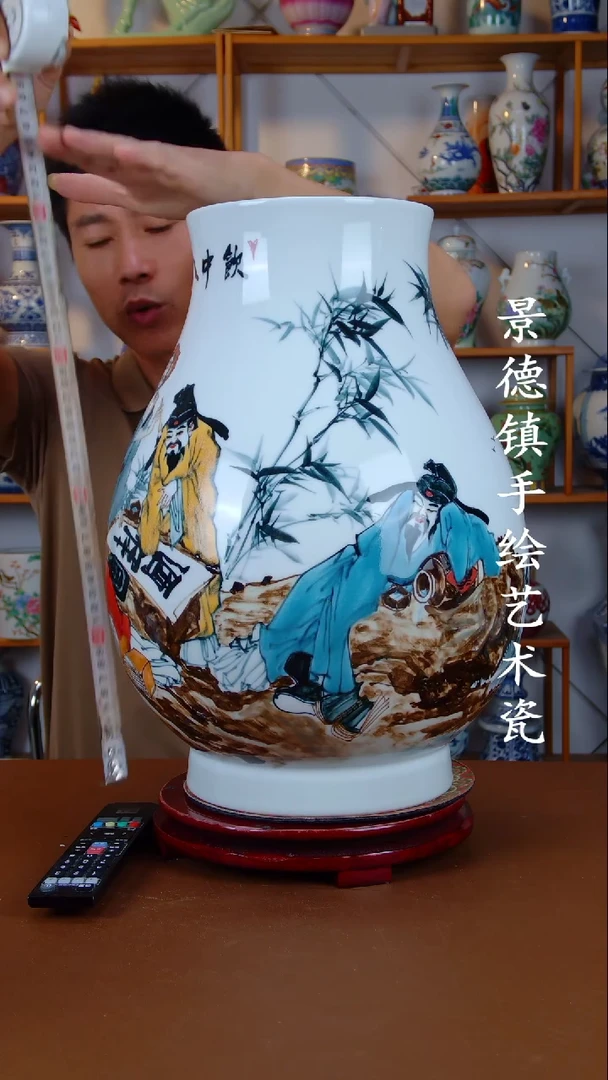 现代景德镇手工手绘陶瓷摆件56