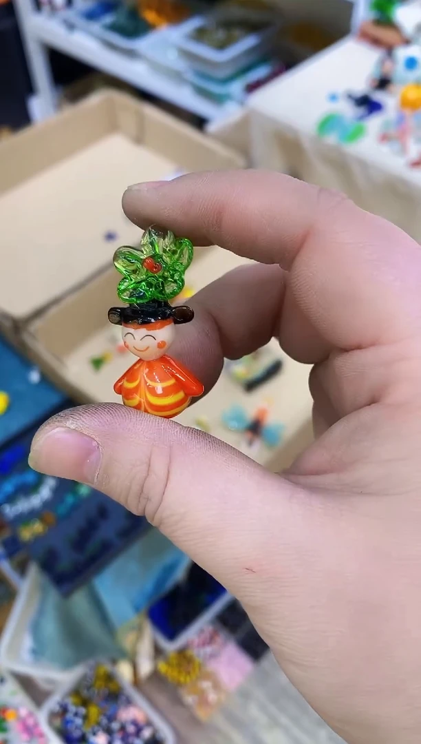 【闪购商品】琉璃手工艺品微瑕财神